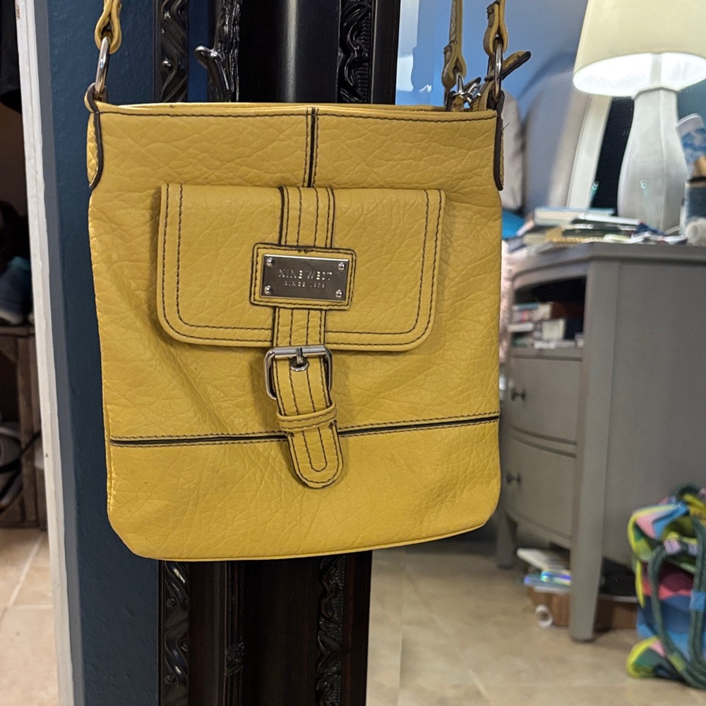 Nine West Yellow Crossbody Bag